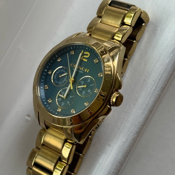 Coach Blue Dial Chronograph Watch - Picture 4 of 6